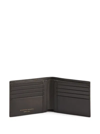 Giuseppe Zanotti Albert Leopard-print Wallet In 褐色