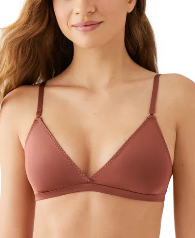 B.tempt'd By Wacoal Women's Spotlight Triangle Bralette, 910293 In Mink