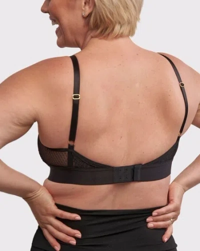 Soma Women's Anaono Wireless Pocketed Cupless Lace Bralette In Ivory Size Large |  In Ivory