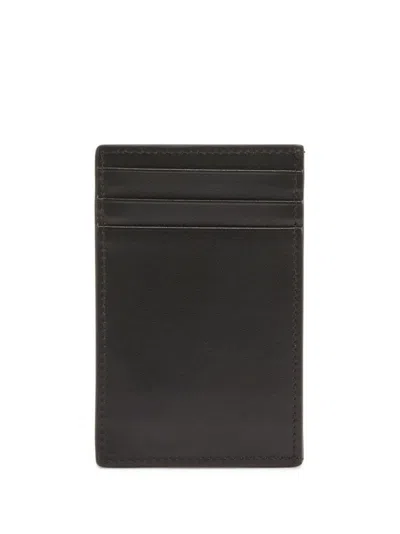 Giuseppe Zanotti Albert Leopard-print Cardholder In Brown