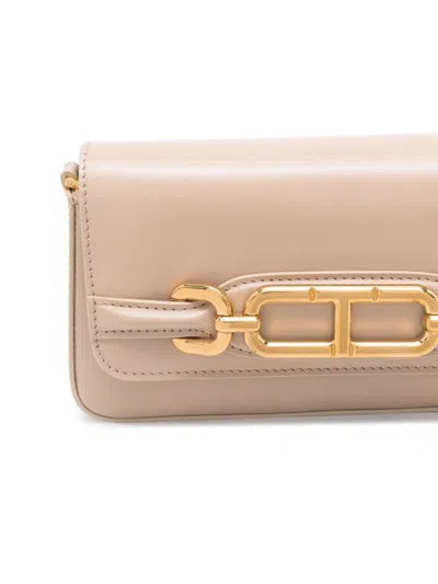 Tom Ford Mini Whitney Clutch Bag In Neutrals