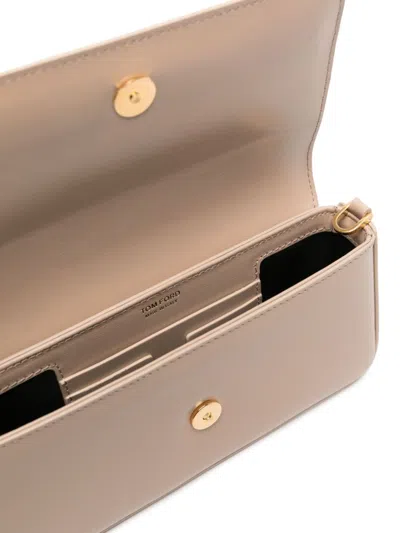 Tom Ford Mini Whitney Clutch Bag In Neutrals