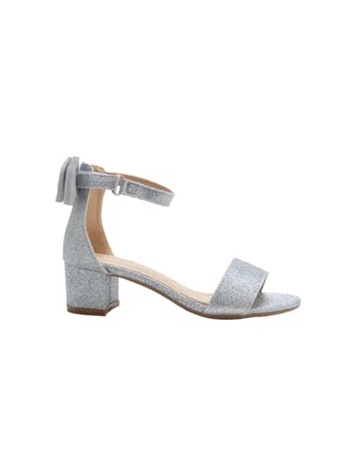 Tulleen Glitter Block-heels Sandals In Pink