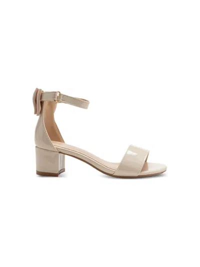 Tulleen Patent-finish Block-heels Sandals In Neutrals