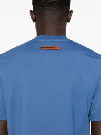 Shop Zegna #usetheexisting™ T-shirt In Blue