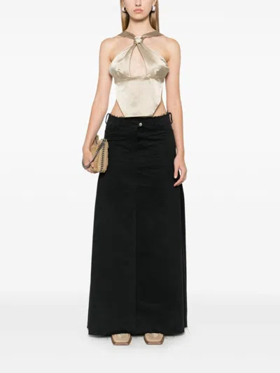 Sinéad O’dwyer Fold Maxi Skirt In Black