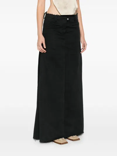 Sinéad O’dwyer Fold Maxi Skirt In Black