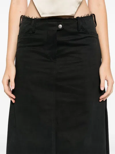 Sinéad O’dwyer Fold Maxi Skirt In Black