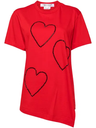 Comme Des Garçons Ladies T-shirt In Red