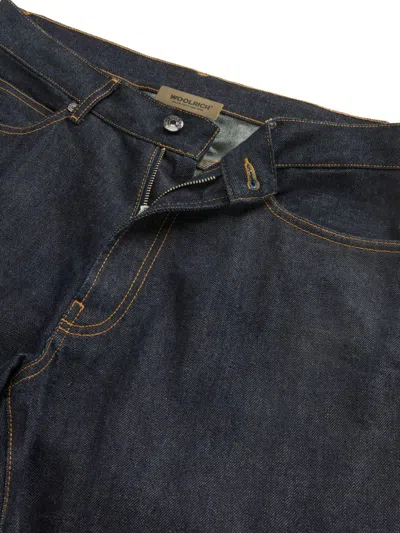 Shop Woolrich Selvedge Jeans In Blue