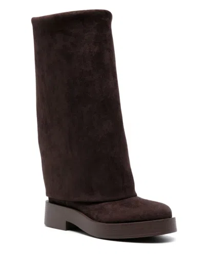 Casadei Charlie Arceus Boots In Brown