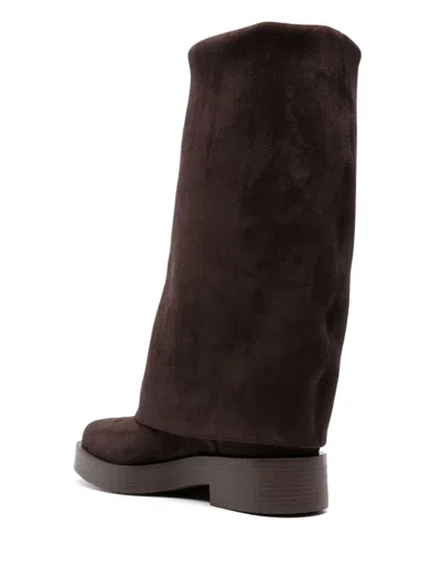 Casadei Charlie Arceus Boots In Brown