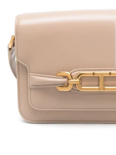 Tom Ford Medium Whitney Shoulder Bag In Neutrals
