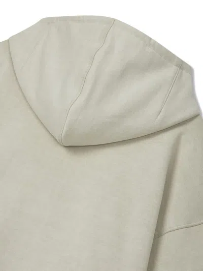 Studio Tomboy Zip-down Hoodie In Neutrals