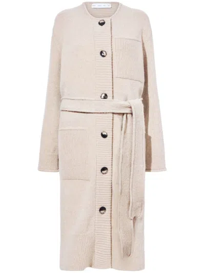 Proenza Schouler White Label Lenora Cardi-coat In Neutrals