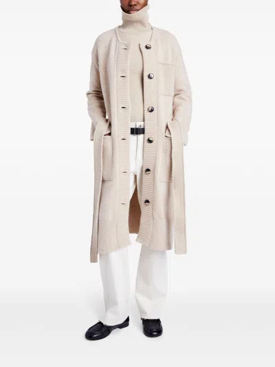 Proenza Schouler White Label Lenora Cardi-coat In Neutrals