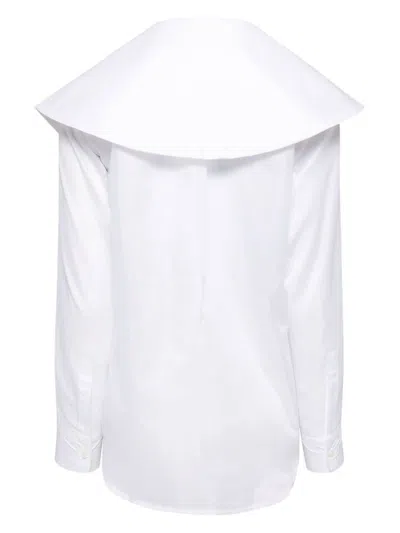 Shop Comme Des Garçons Comme Des Garçons Ruffled Shirt In White