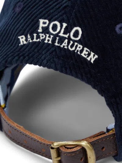 Polo Ralph Lauren Corduroy Baseball Cap In Blue