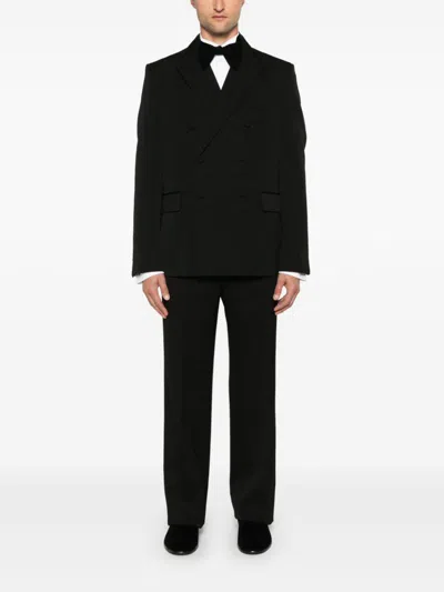 Gucci Gg-jacquard Suit In Black