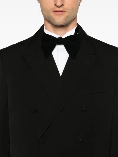 Gucci Gg-jacquard Suit In Black