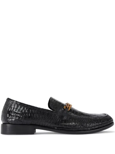 Shop Kurt Geiger Luca Loafers In Black