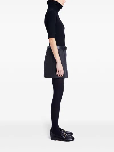Proenza Schouler White Label Silas Miniskirt In Grey