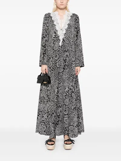 Bambah Black Azalea Maxi Dress In Black