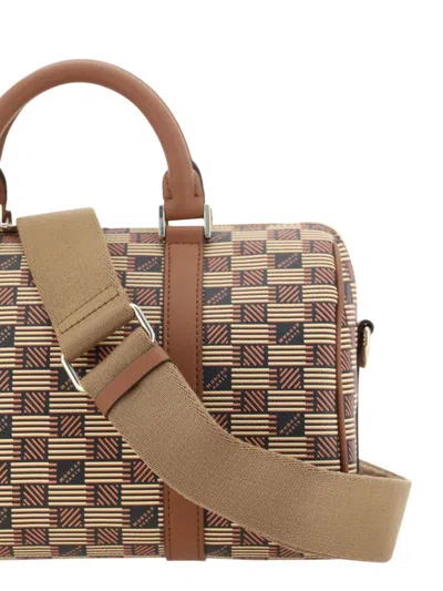 Moreau Boston Travel Tote Bag In Neutrals