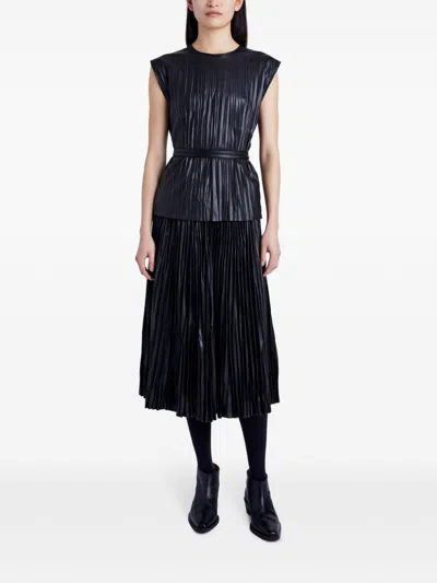 Proenza Schouler White Label Lyra Top In Black