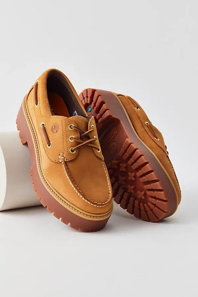 Timberland Women's Stone Street Boat Shoe In Wheat, Women's At Urban Outfitters In Brown