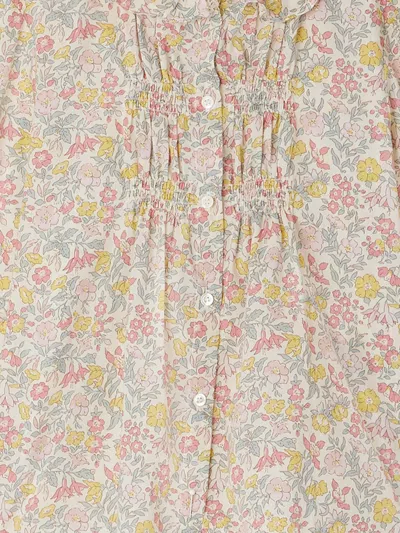 Bonpoint Floral-print Ruffle-detail Blouse In Multicoloured