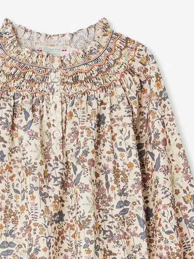 Bonpoint Petale Cotton Blouse In Multicoloured