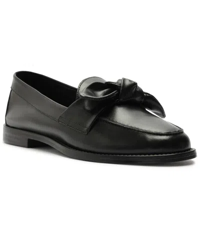 Arezzo Women's Cassidy Round Toe Loafers In Black