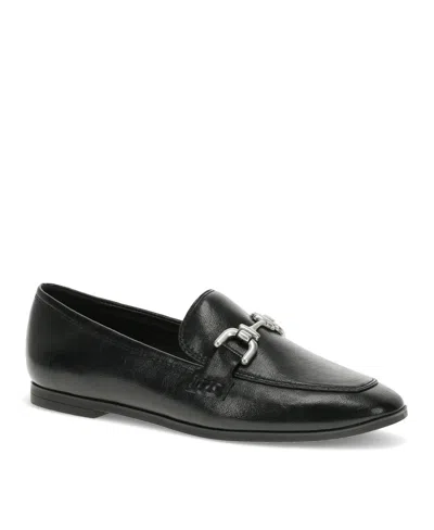 Baretraps Tammy Womens Chain Manmade Loafers In Black