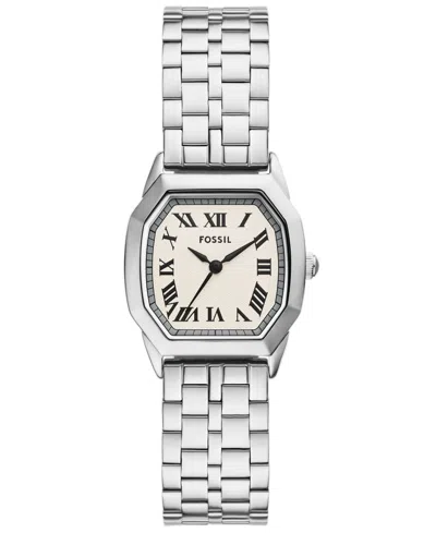 Fossil Women's Harlow Beige Dial Watch In Silver-tone