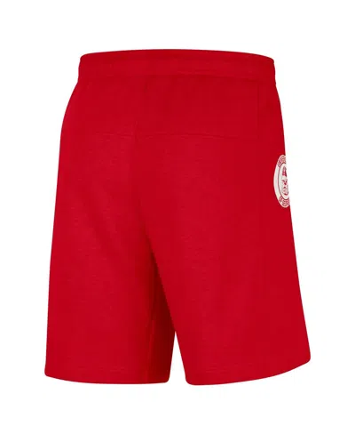 Nike Men's Red Georgia Bulldogs Logo Shorts In Red