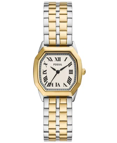 Fossil Women's Harlow Cream Dial Watch In Two-tone
