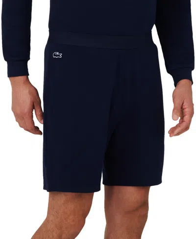 Lacoste Men's Thermal Pajama Shorts In Navy