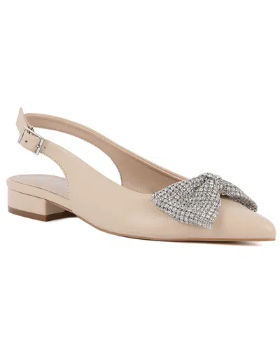 Sugar Women's Clovis Slingback Dress Flats In Nude