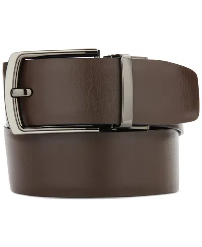 Perry Ellis Portfolio Men's Halfmoon Belt In Blk20
