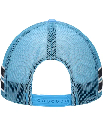 47 Brand Men's Light Blue North Carolina Tar Heels Sideband Trucker Adjustable Hat In Light Blue