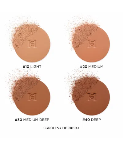 Carolina Herrera Nude Couture Matte Bronzer Refill In 30-medium Deep