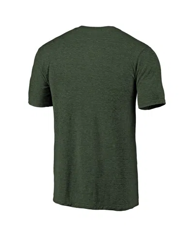 Fanatics Men's Green Portland Timbers Distressed Primary Logo Tri-blend T-shirt In Green