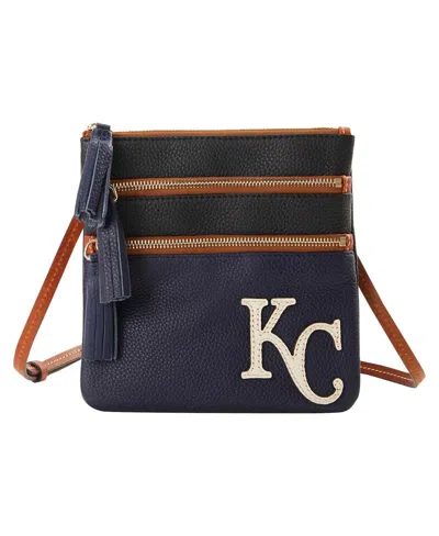 Dooney & Bourke Kansas City Royals Infield Triple Zip Crossbody Purse In No Color