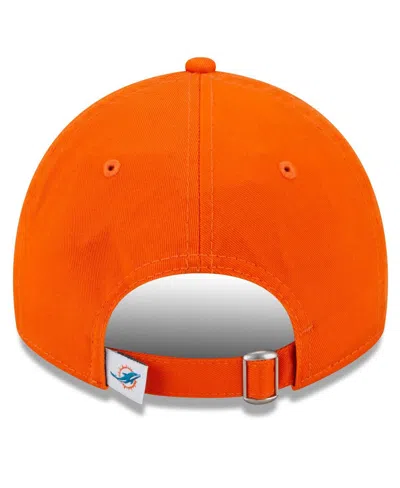 New Era Women's  Orange Miami Dolphins Main Core Classic 2.0 9twenty Adjustable Hat In Orange