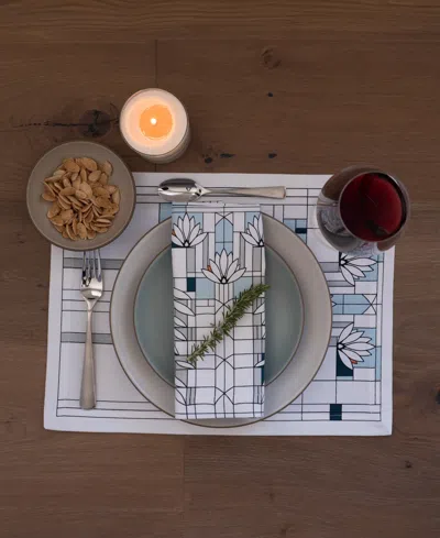 Kaf Home Frank Lloyd Wright Printed Placemats, Set Of 4 In Oak Park