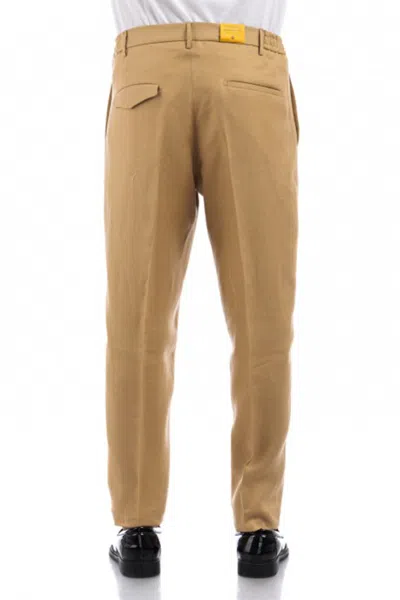 Shop Tagliatore Multicolor Trousers In Brown