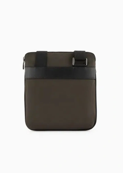 Emporio Armani Military Green Messenger Bag In Green