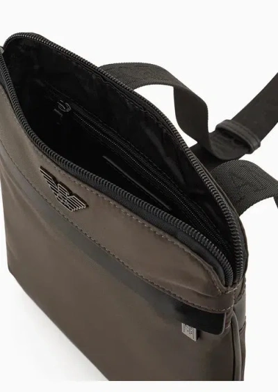 Emporio Armani Military Green Messenger Bag In Green