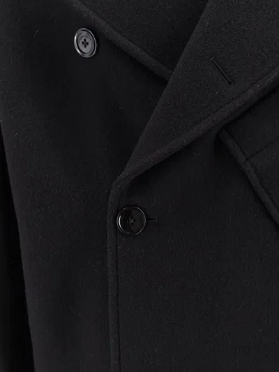 Shop Lemaire Coat In Black